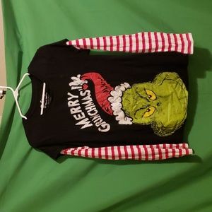 Merry Grinchmas Long Sleeve T Shirt XL